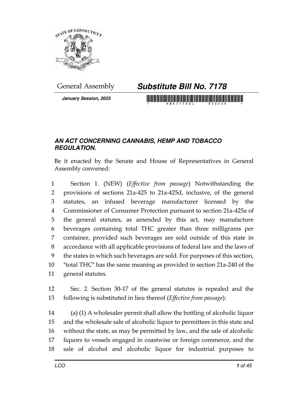 Connecticut approves micro-cultivator licenses for cannabis cultivation and sale
