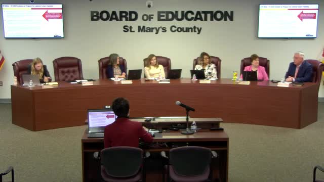 St Mary's County reviews school funding and redistricting strategies for 2026