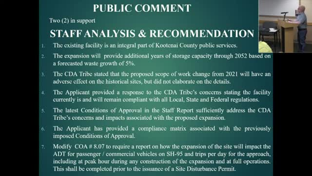 Kootenai County approves landfill expansion with specified conditions