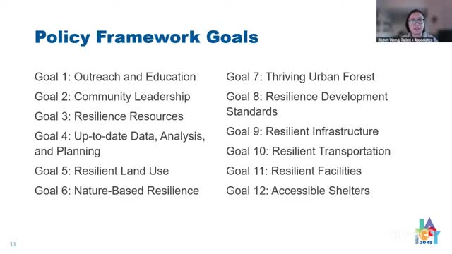 Lacey City Council discusses climate resilience goals and community feedback