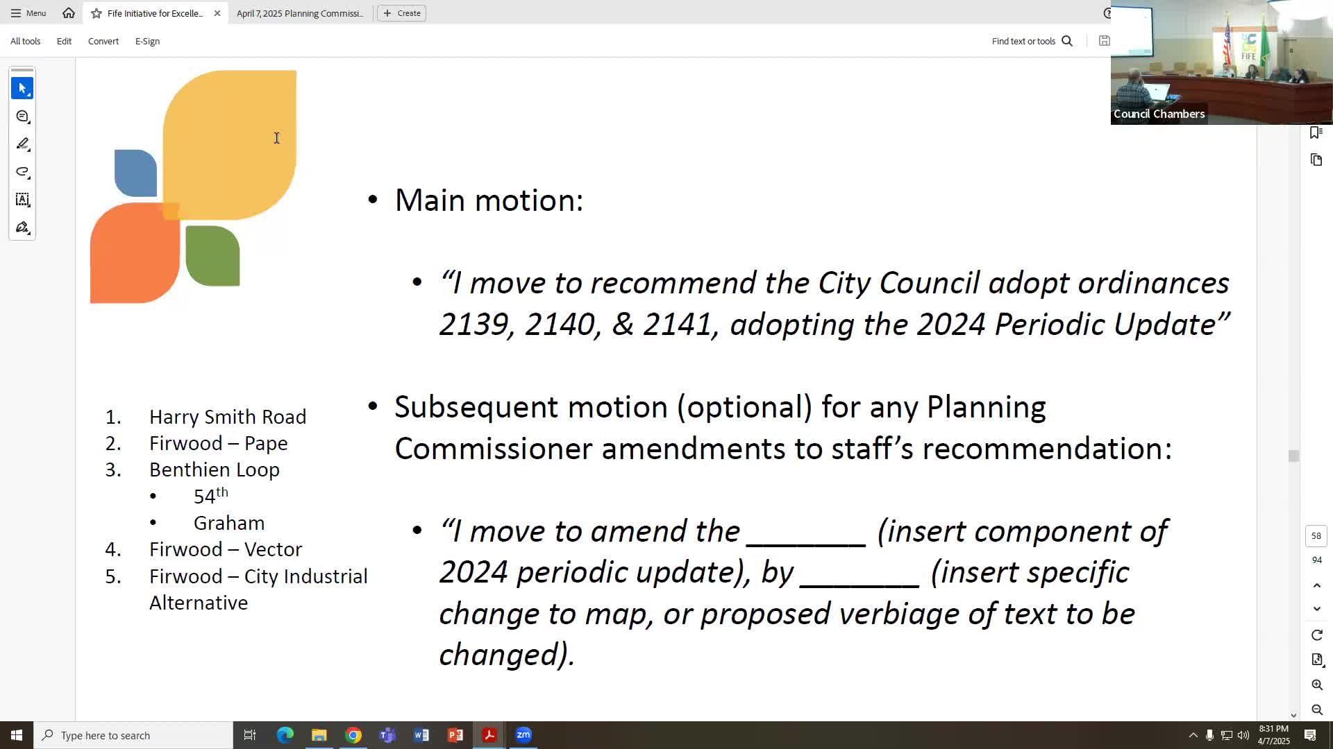 City Council approves 2024 update and maintains single family zoning on Harry Smith Road