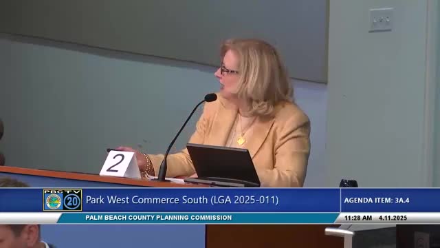 Palm Beach County considers commerce designation for Park West South on Atlantic Avenue