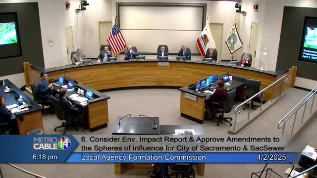 Heather Fargo addresses Sacramento's annexation concerns during LAFCO hearing