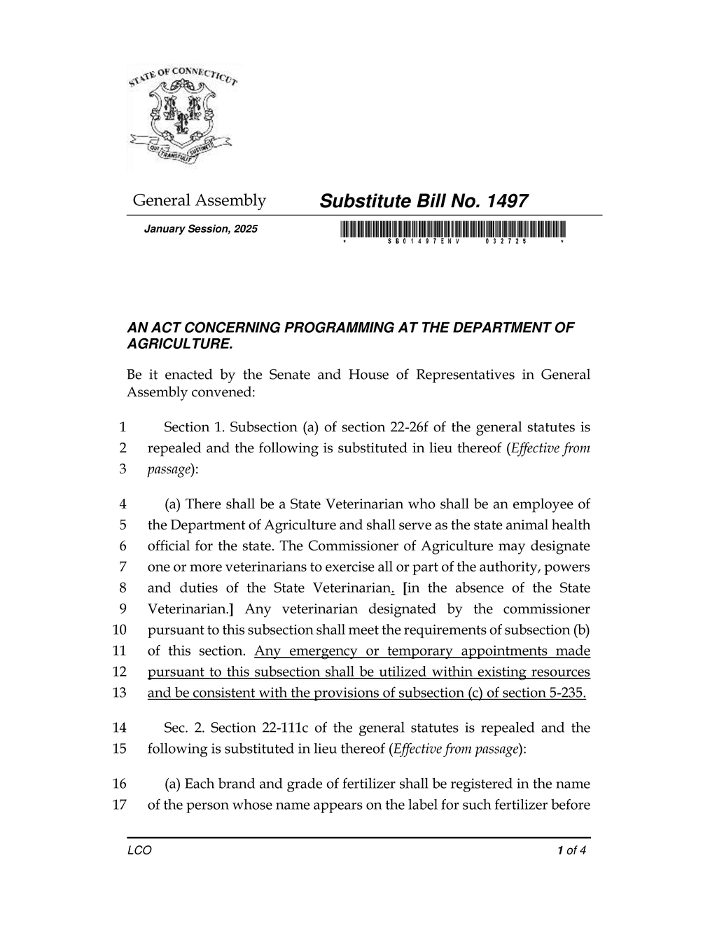 Connecticut establishes new registration process for fertilizers and soil amendments