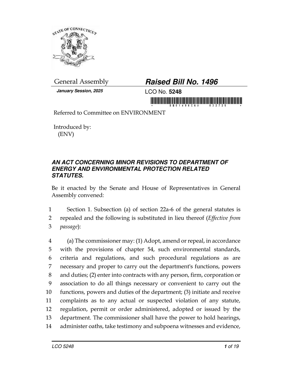Connecticut enacts regulations for tagging fish in tournaments and commercial fishing licenses
