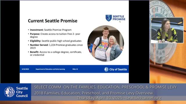 Seattle Promise program reports strong growth and student success since 2018 launch