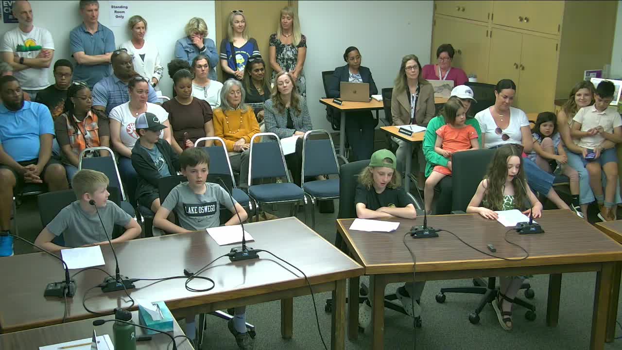 Forest Hills Elementary students advocate for preserving physical education program