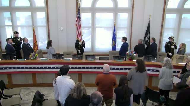 Mayor Ryan Sorensen sworn in at Sheboygan City Council meeting