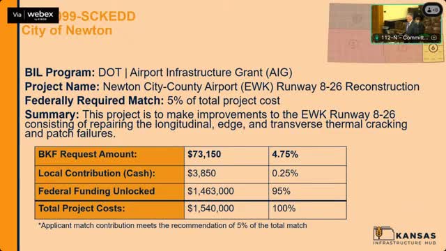 Newton airport secures $1.5M for East West Runway repairs and upgrades