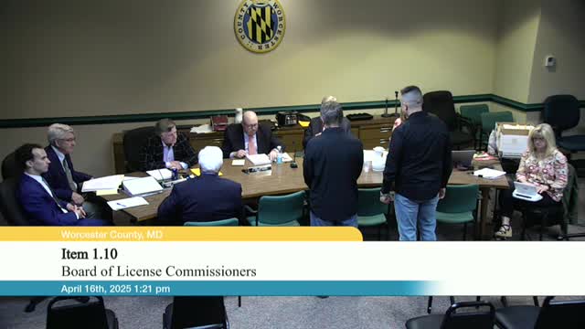 Ocean City hearing examines PJ's Pizza license and site plan details