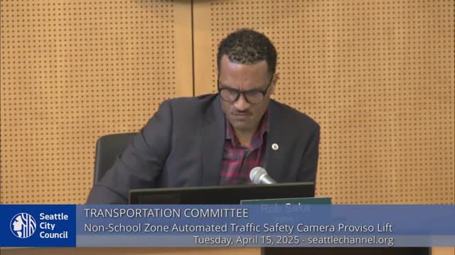 Seattle Council explores collaboration with SDOT on Speed Camera Deployment