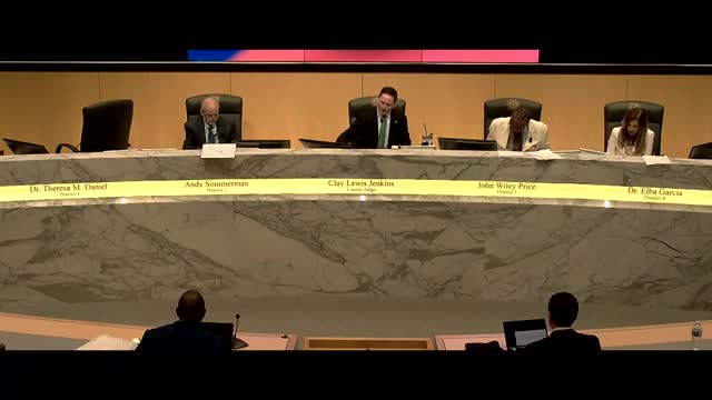 Commissioner Price questions Dallas Ryan White HIV AIDS program contract discrepancies