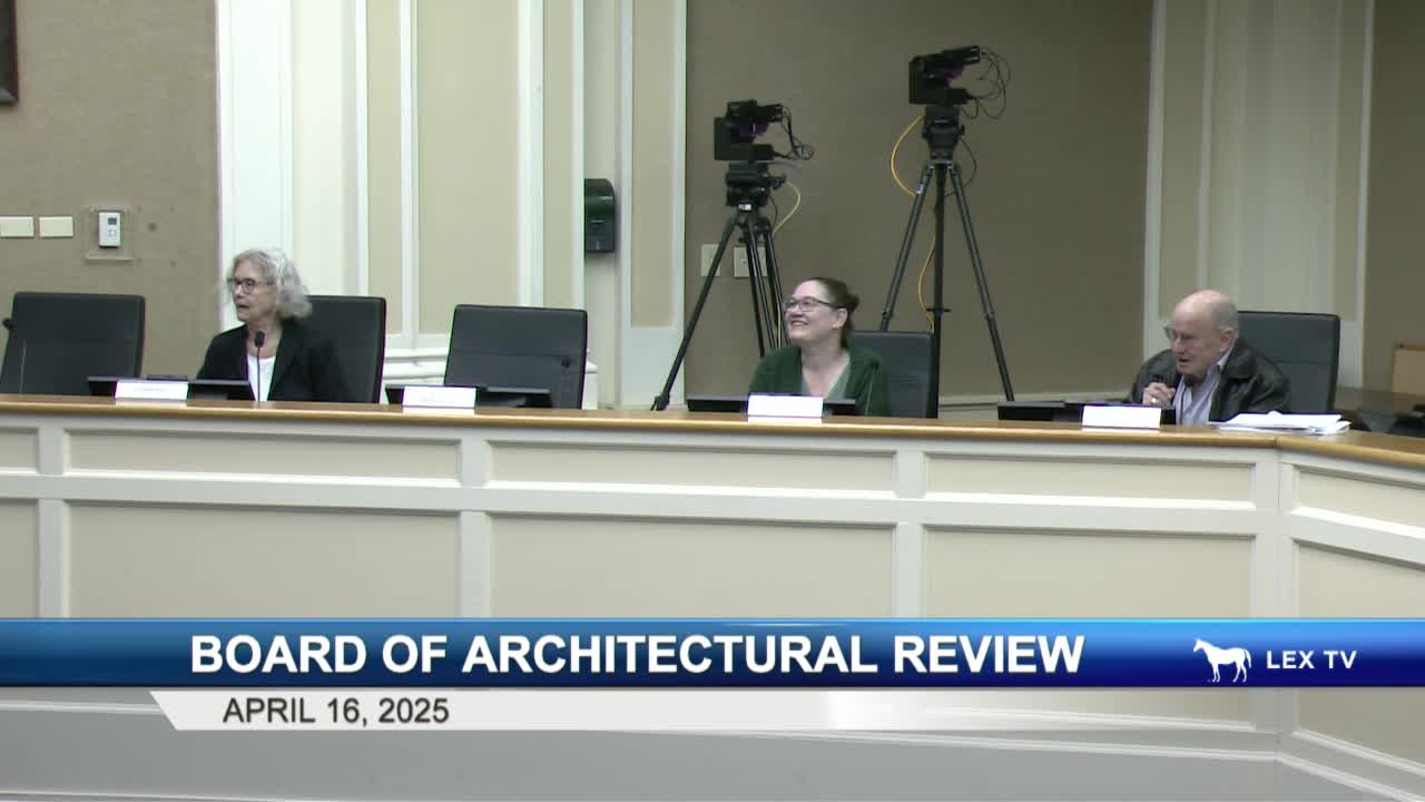 Architectural team presents neighborhood context for new Fayette Park infill development