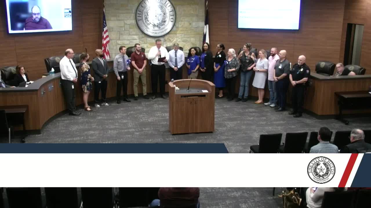 Hutto City Council Proclaims April 2025 as Child Abuse Prevention Month
