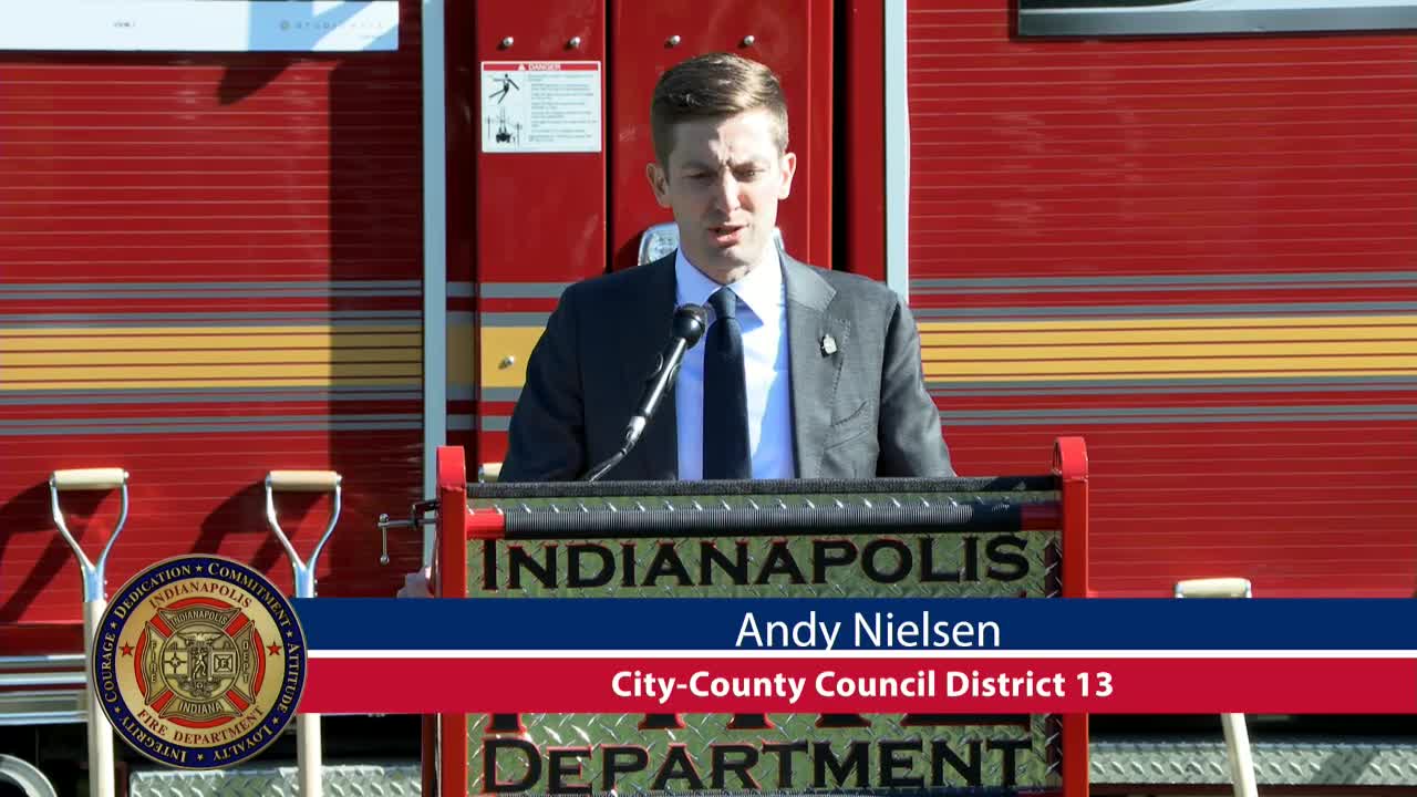Indianapolis breaks ground on new Fire Station 20 in Little Flower neighborhood