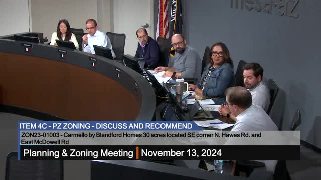 Mesa Planning Commission approves 30-acre Carmelo development with one-story stipulation