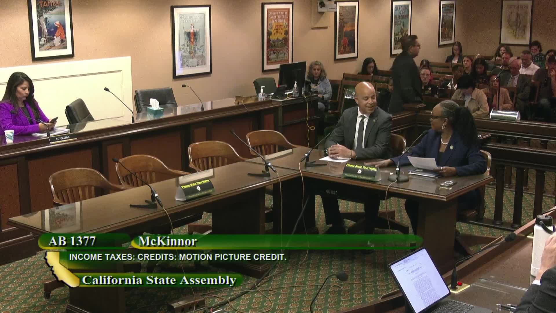 Malachi Simmons urges support for AB 1377 to enhance film industry jobs