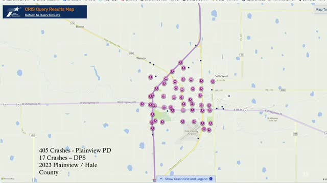 Plainview Police Department reports 13% reduction in traffic crashes for 2023