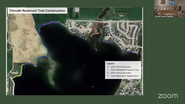 Council approves Tinnath Reservoir Trail Improvements with unanimous support