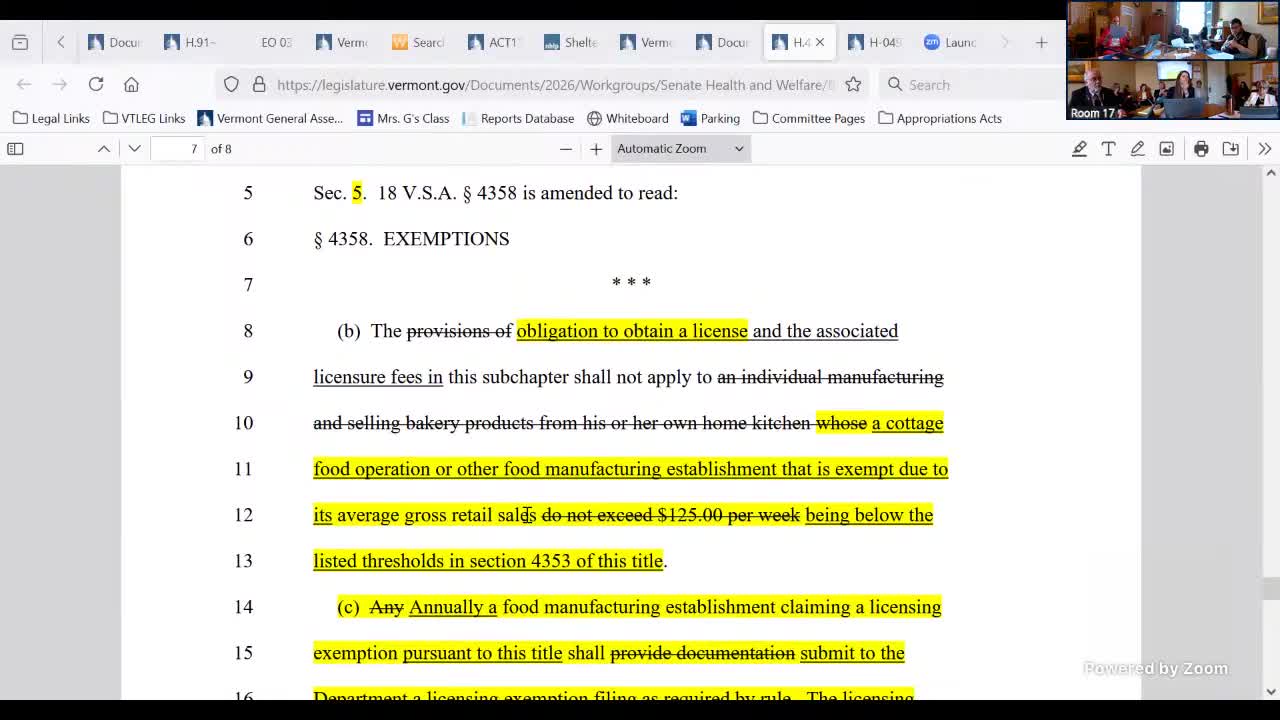 Rep Jonathan Cooper proposes emergency rules for Vermont's cottage food industry ahead of summer