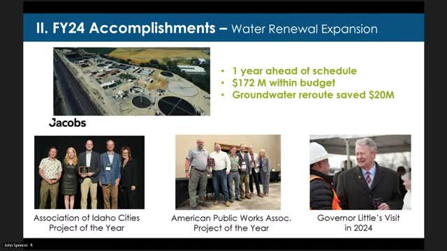 Nampa wastewater project celebrates completion ahead of schedule and under budget
