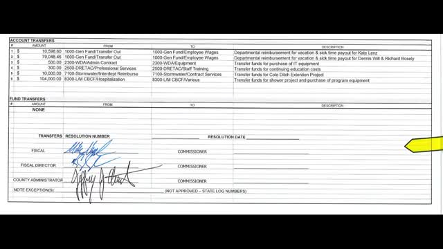 Commissioners address unbudgeted sheriff payouts affecting new sheriff's budget