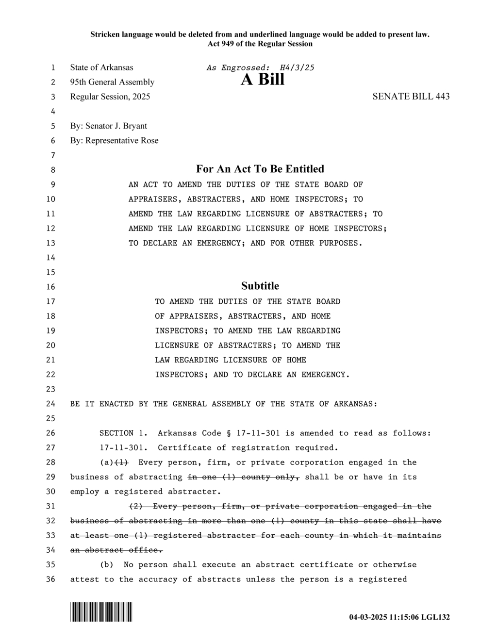 Arkansas revises home inspector registration and consumer protection regulations