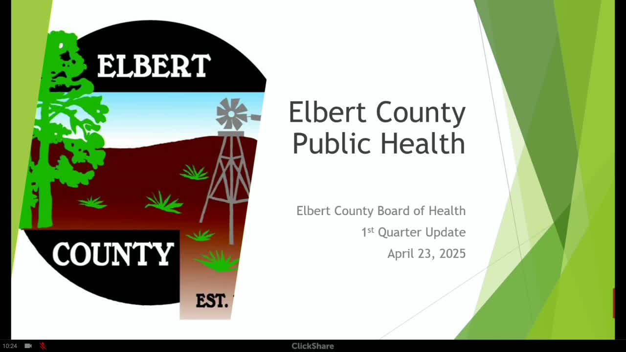 Sarah McIntosh briefs Albert County Board of Health on staffing and clinic updates