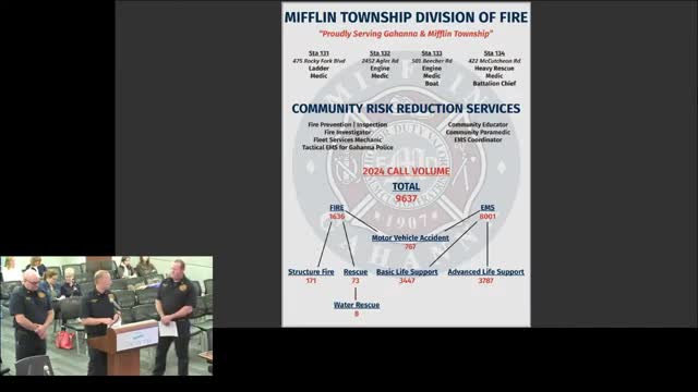 Mifflin Township officials propose fire levy to restore Medic 1 31 staffing