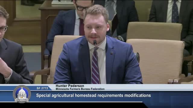 CitizenPortal.ai Senator Rasmussen supports family farm bill in rural