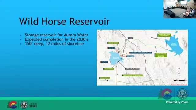 Aurora Water proposes Wild Horse Reservoir to enhance water storage capacity