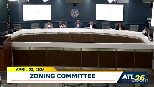 Zoning Committee evaluates multiple residential and commercial zoning proposals in Atlanta