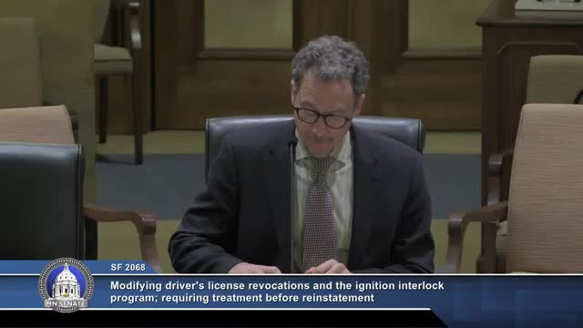Minnesota Senate discusses interlock program changes for repeat offenders