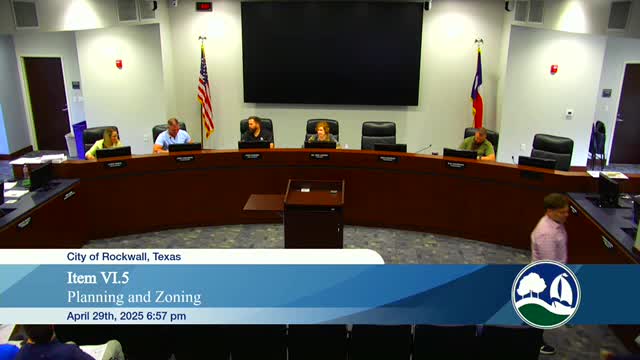 Rockwall Planning Commission reviews Jared Plummer's synthetic turf exception request