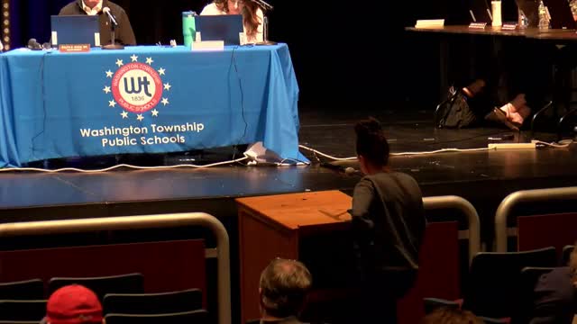 Washington Township resident criticizes board conduct and calls for more transparency