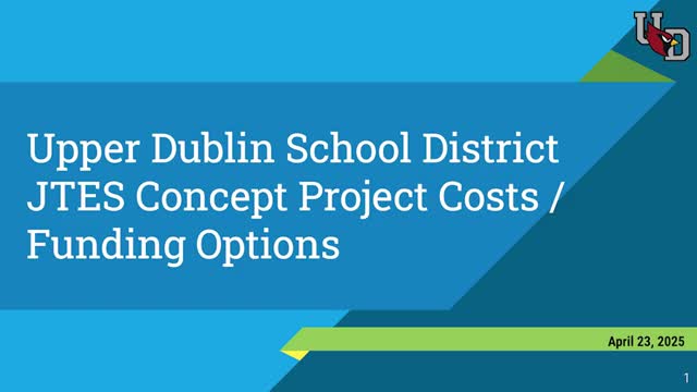 Upper Dublin School District explores $70M project financing options with PFM's guidance