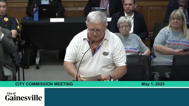Gainesville's Chief Moya addresses homelessness crisis during public forum
