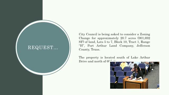 Port Arthur City Council approves zoning change for residential and commercial development
