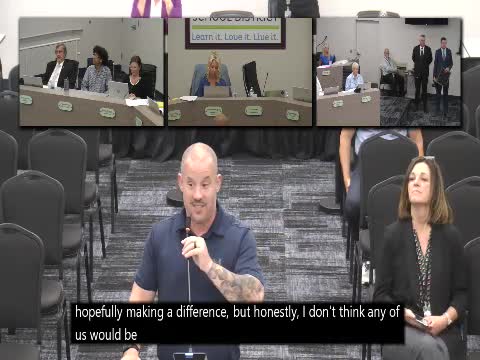 Principal Sweeney praises Will's dedication at Hernando County School Board meeting
