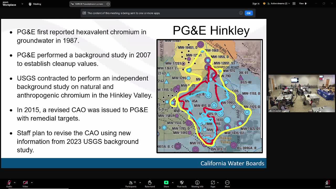 PG and E successfully meets Hinkley groundwater cleanup milestones ahead of schedule