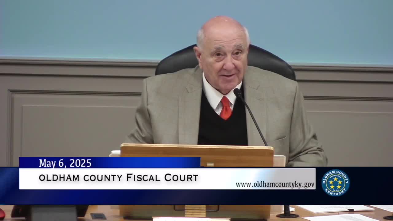Oldham County Fiscal Court addresses open meeting concerns during May session
