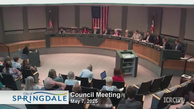 Springdale Council honors fallen officer and proclaims Police Week