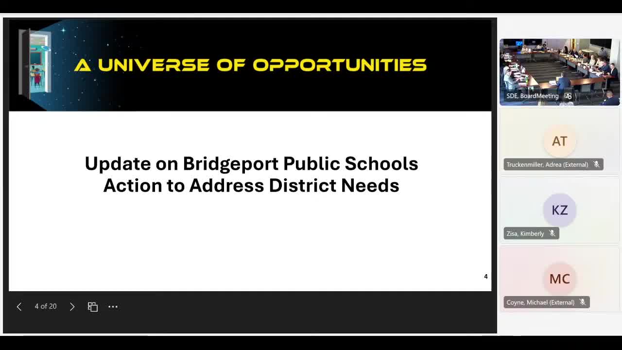 Bridgeport Board of Education receives training to address budget and school climate concerns