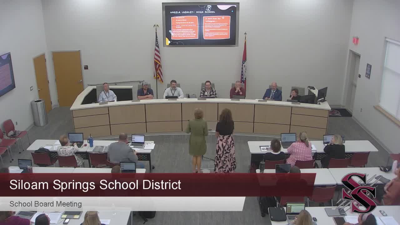 Silom Springs School District honors outstanding educators with Teacher of the Year awards