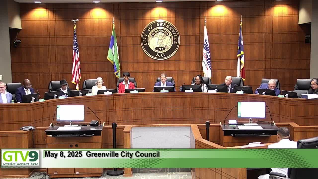 Mayor Connolly leads Greenville City Council meeting addressing agenda changes