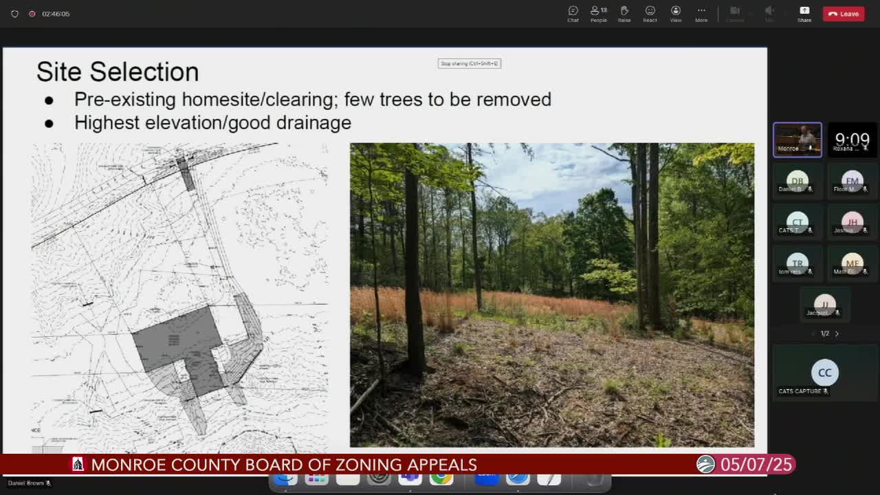 Bloomington Zoning Board approves Adkins' variance for impervious cover limits