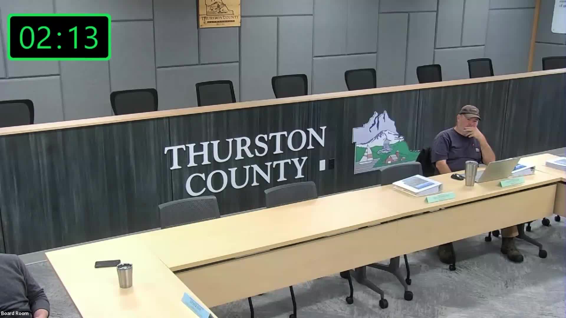 Thurston County Planning Commission debates residential density and commercial zoning issues