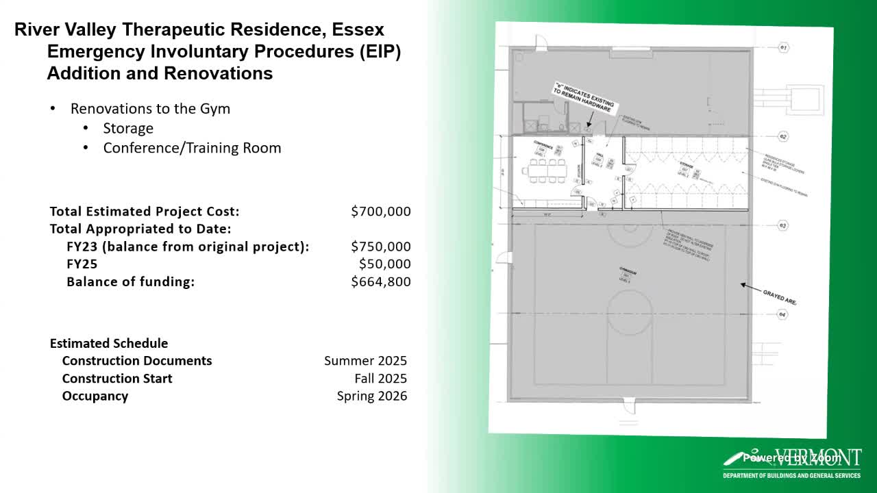 Project Manager discusses $750K renovation for River Valley Therapeutic Residence