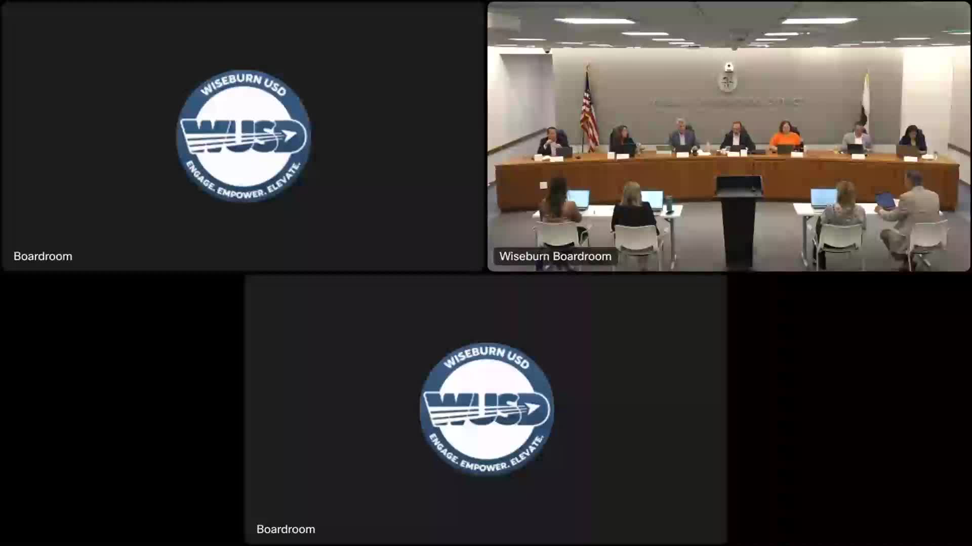 Student Donna Tucker addresses safety concerns at Weisburn School District meeting
