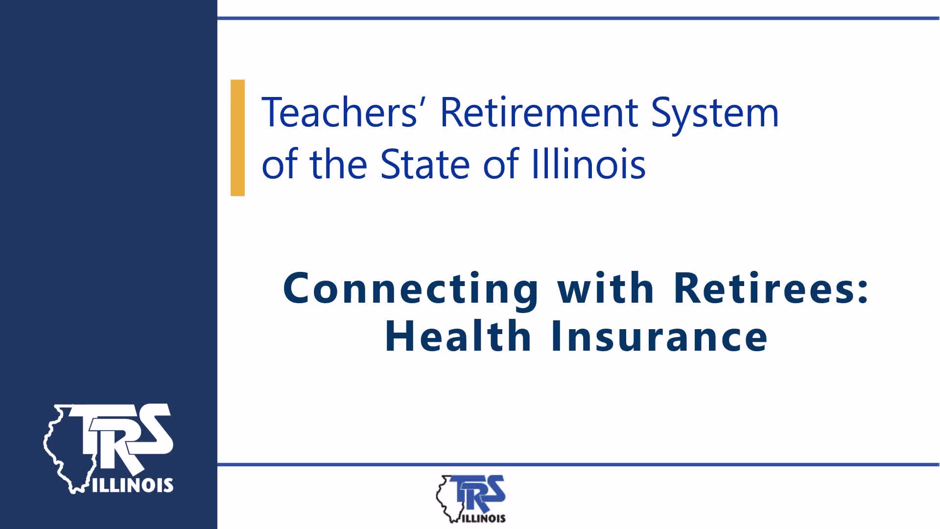 Illinois TRS details trip and trail health insurance enrollment changes for retirees